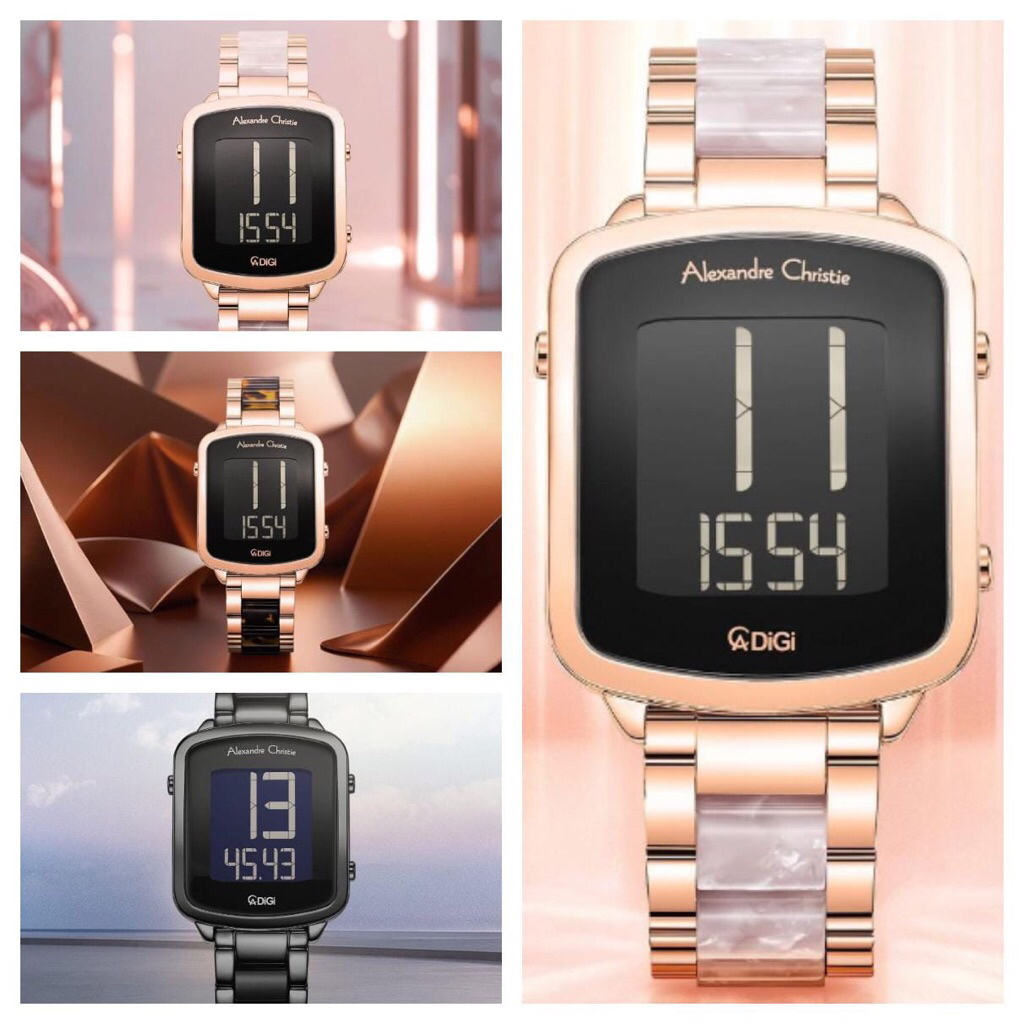 AC 9385 JAM TANGAN WANITA DIGITAL ALEXANDRE CHRISTIE AC 9363 LHR ORIGINAL ALEXANDRE CHRISTIE AC 9381