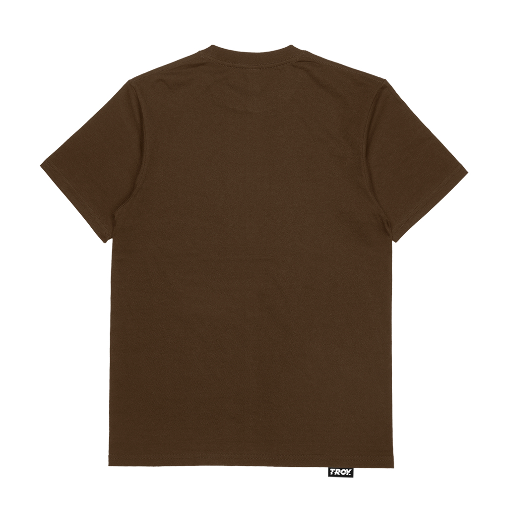 Troy Company Tshirt Toffee Waves of Calm - Kaos Lengan Pendek Kaos Coklat Toffee MTD 3369