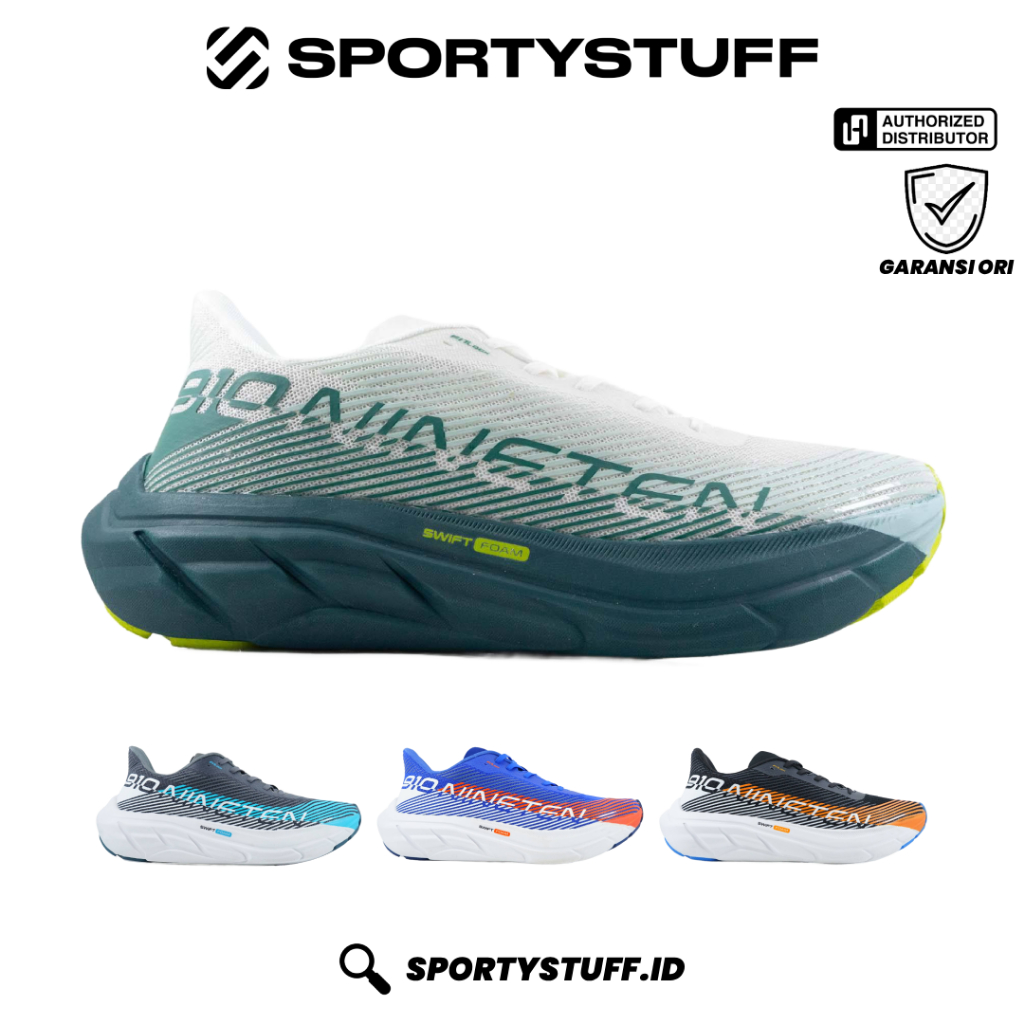 910 Nineten Reishika Bolster Sepatu Lari - Sepatu 910 Reishika Bolster Running Original