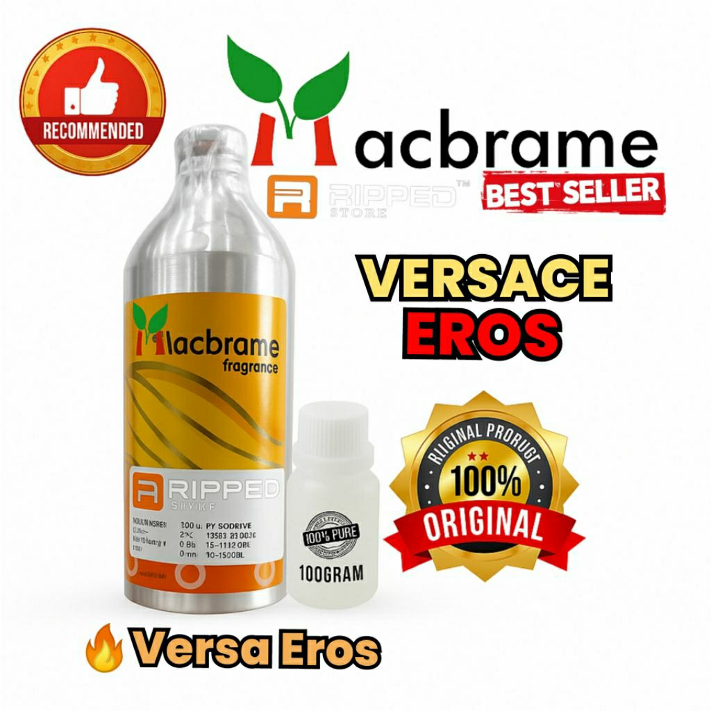 100ML Versa Eros Bibit Parfum Murni Versace Eros Original Macbrame
