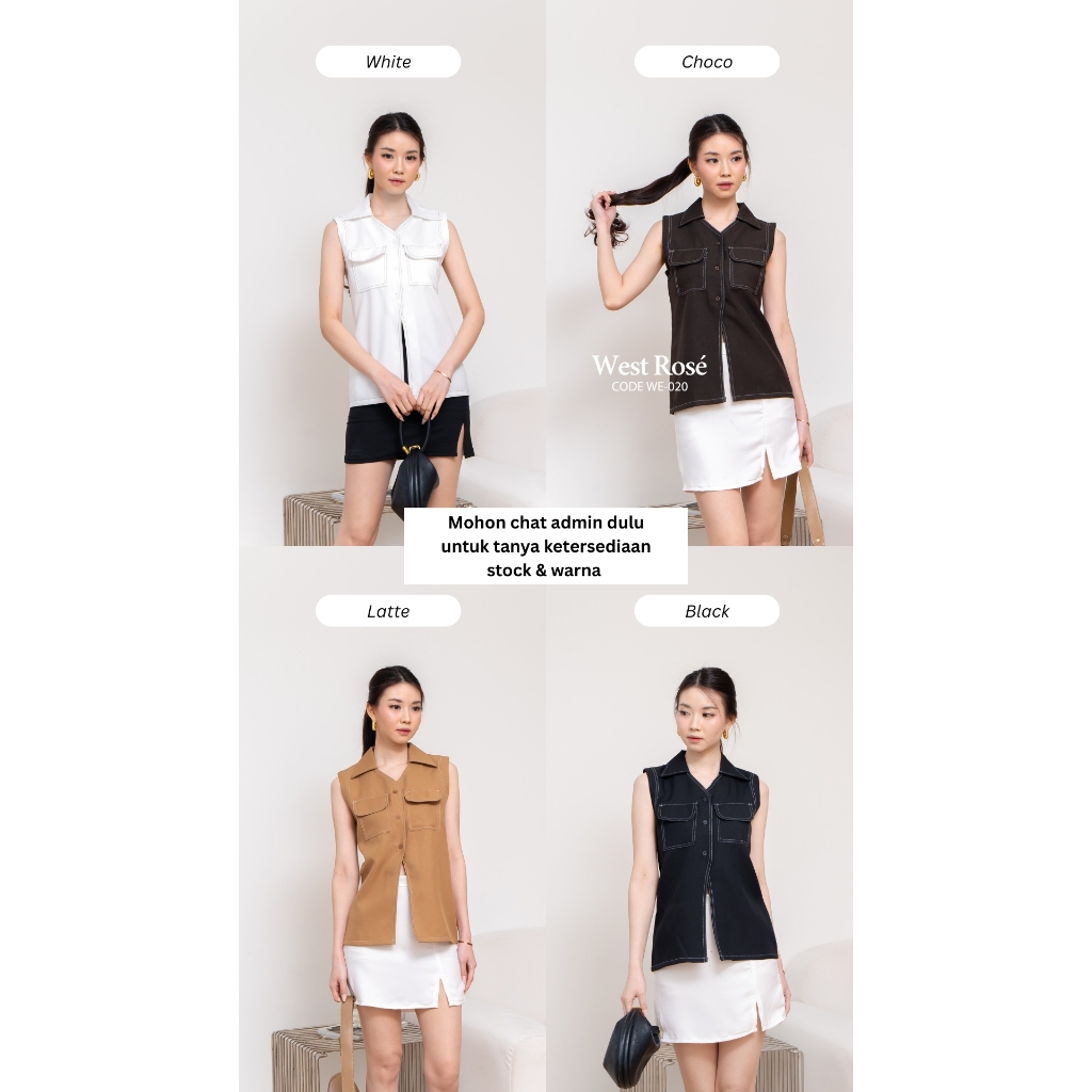 [GROSIR] We-020 | Vest Wanita | Atasan Wanita Grosir