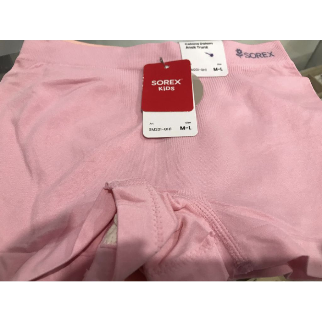 CD Sorex SM201-GH1 Boxer Wanita Dewasa Seamless Rajut Isi 3 Pcs