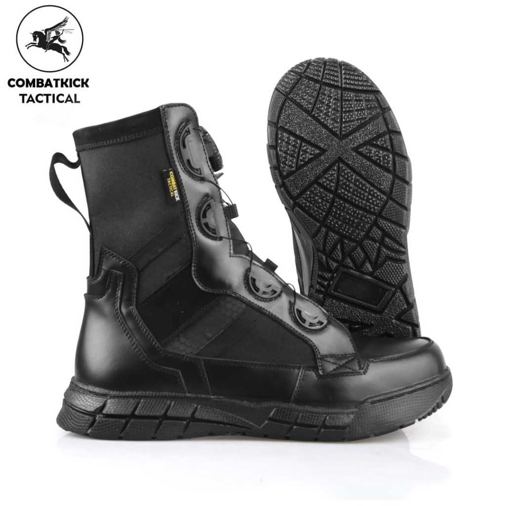 COMBATKICK Sepatu PDL TNI POLRI SECURITY Series Tali Putar Size 39 40 41 42 43 44 45 46