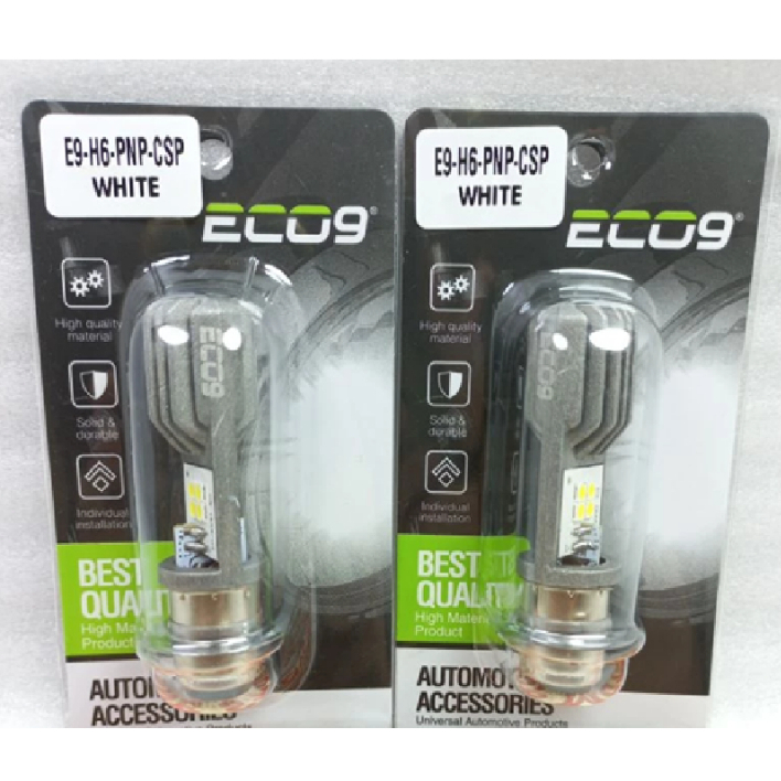 LAMPU DEPAN LED ECO9 LED MOTOR H6 PNP AC DC ORIGINAL ECO9