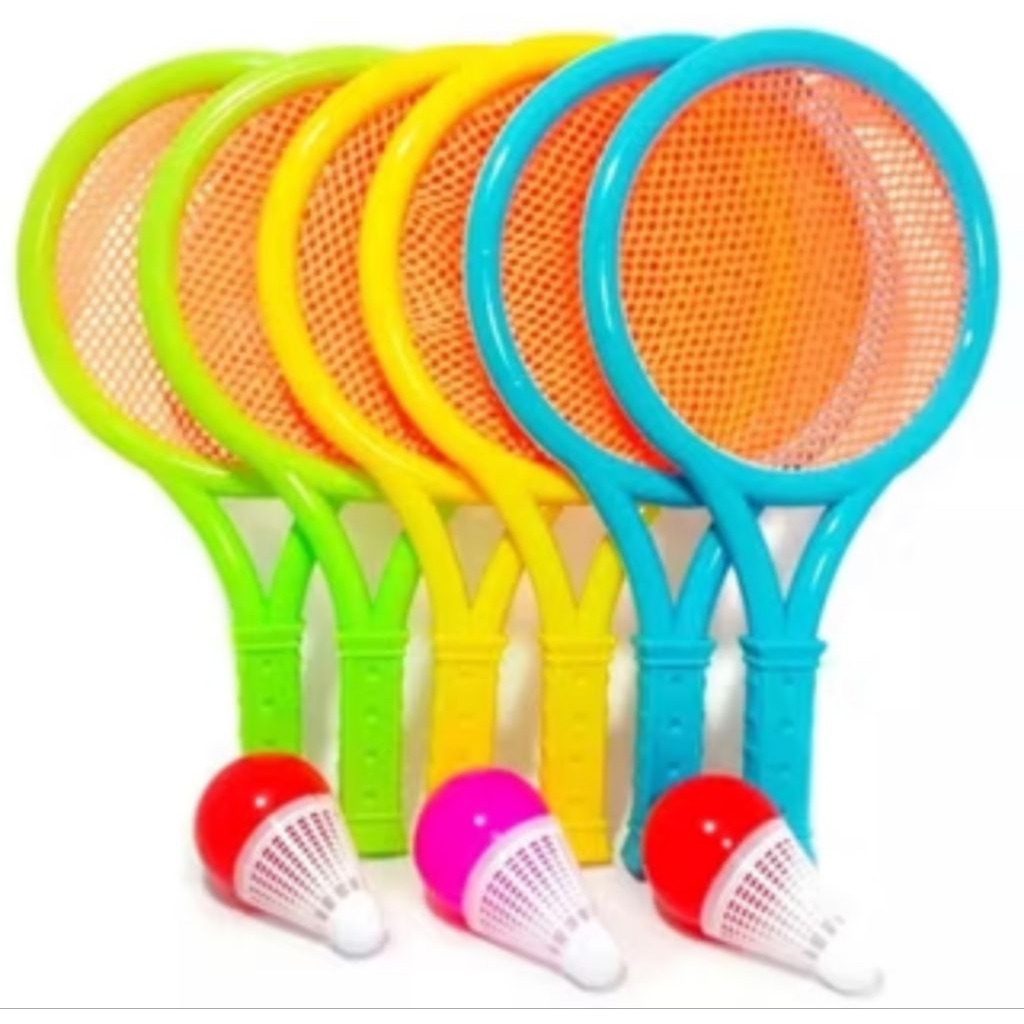 Mainan anak Raket Bulu Tangkis Raket isi 2 pcs