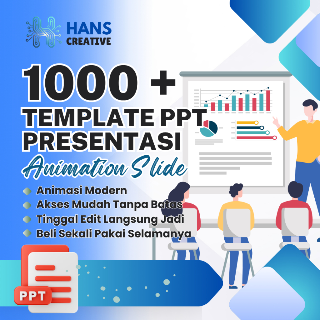 HANS Creative - Template PPT Presentasi Animation Slide
