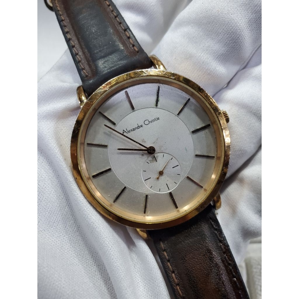 Jam Alexandre Christie 8575MS Original Pria Preloved