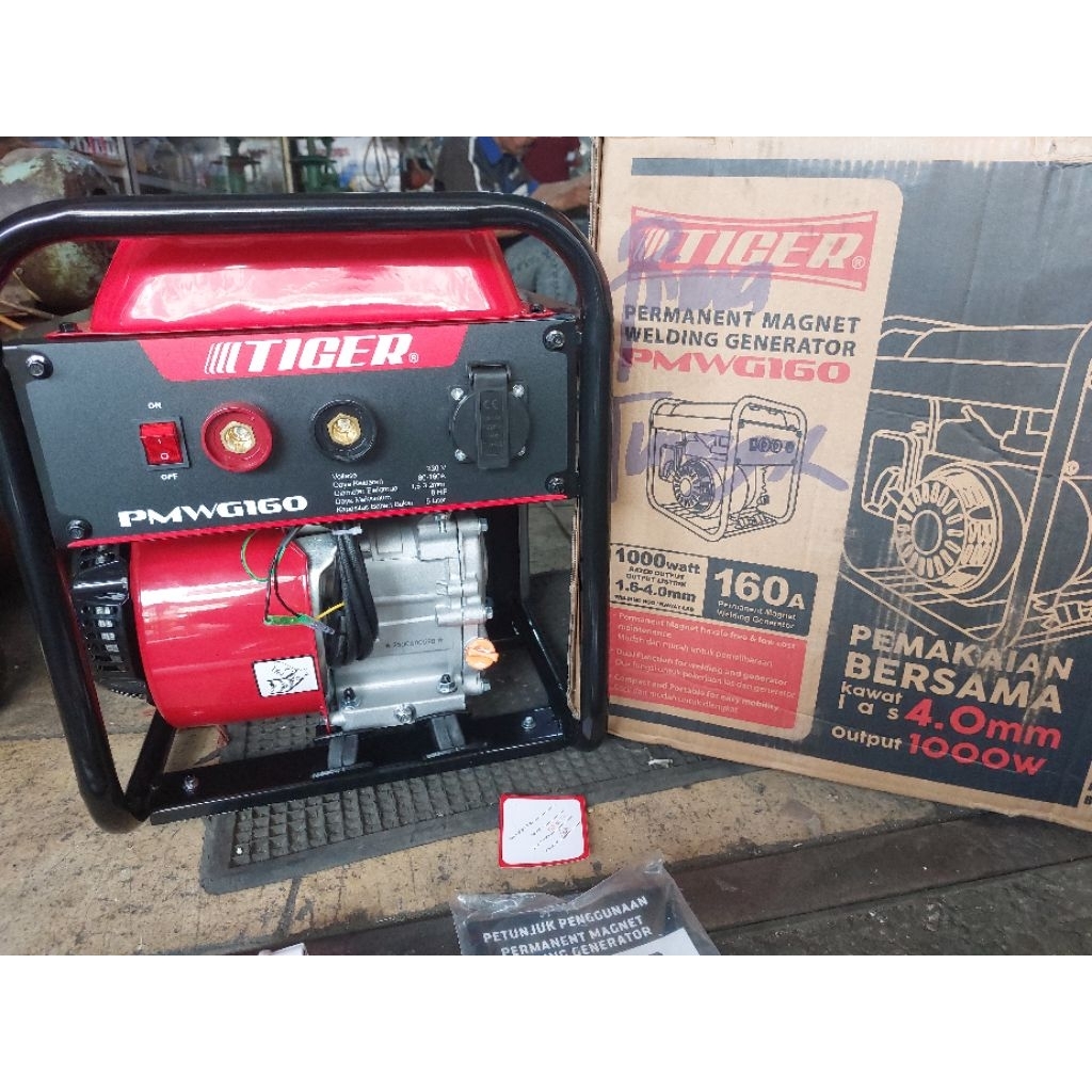 genset las 160A pmw160 TIGER 1000watt / welding generator 160A TIGER