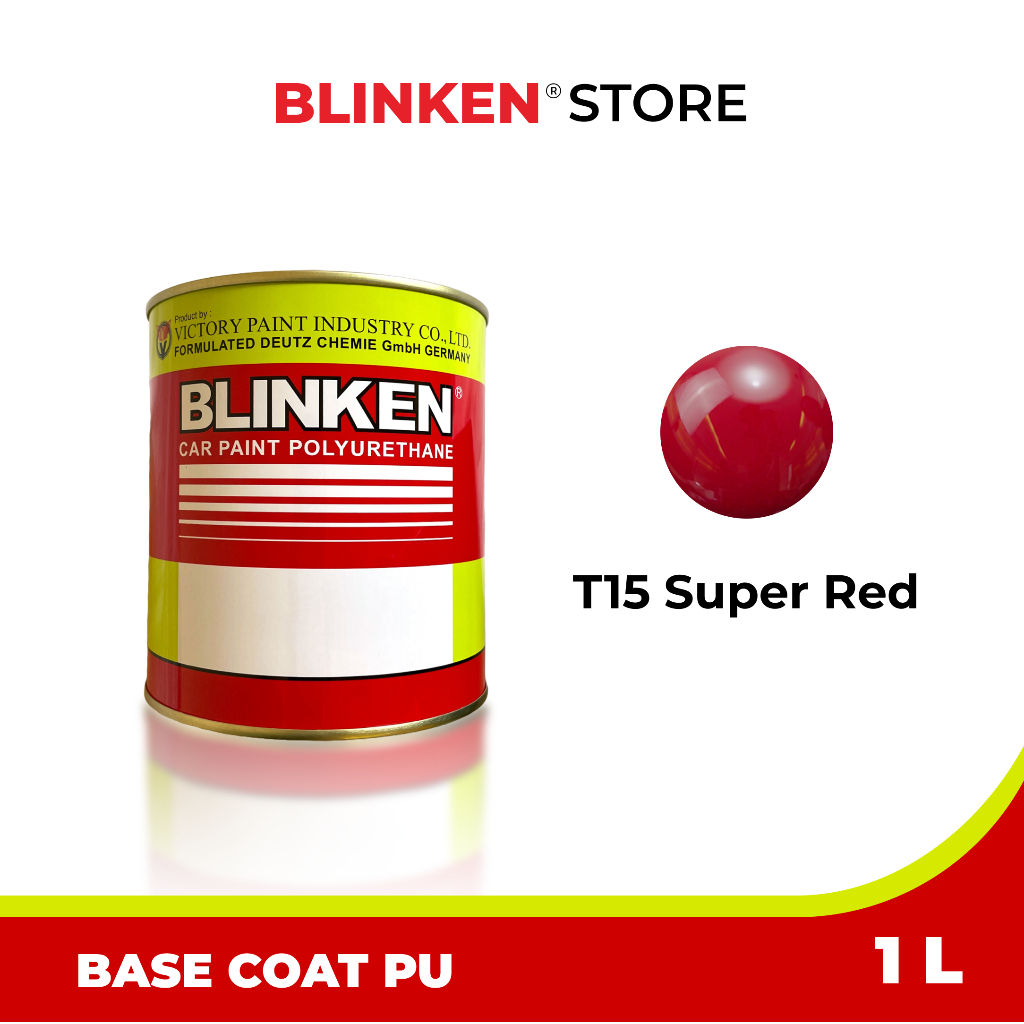 BLINKEN BASE COAT CAT MOBIL, MOTOR  RED/MERAH SERIES 1L
