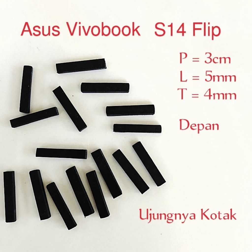 handmade DIY UNIVERSAL Karet Bantalan laptop Asus vivobook S14 Flip