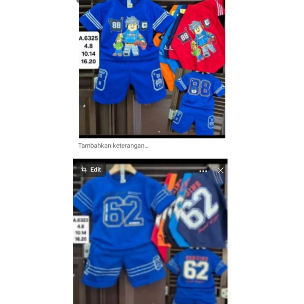 stelan anak laki-laki //stelan anak laki-laki//stelan  lengkong jaya untuk usia 1 sampai 10 tahun