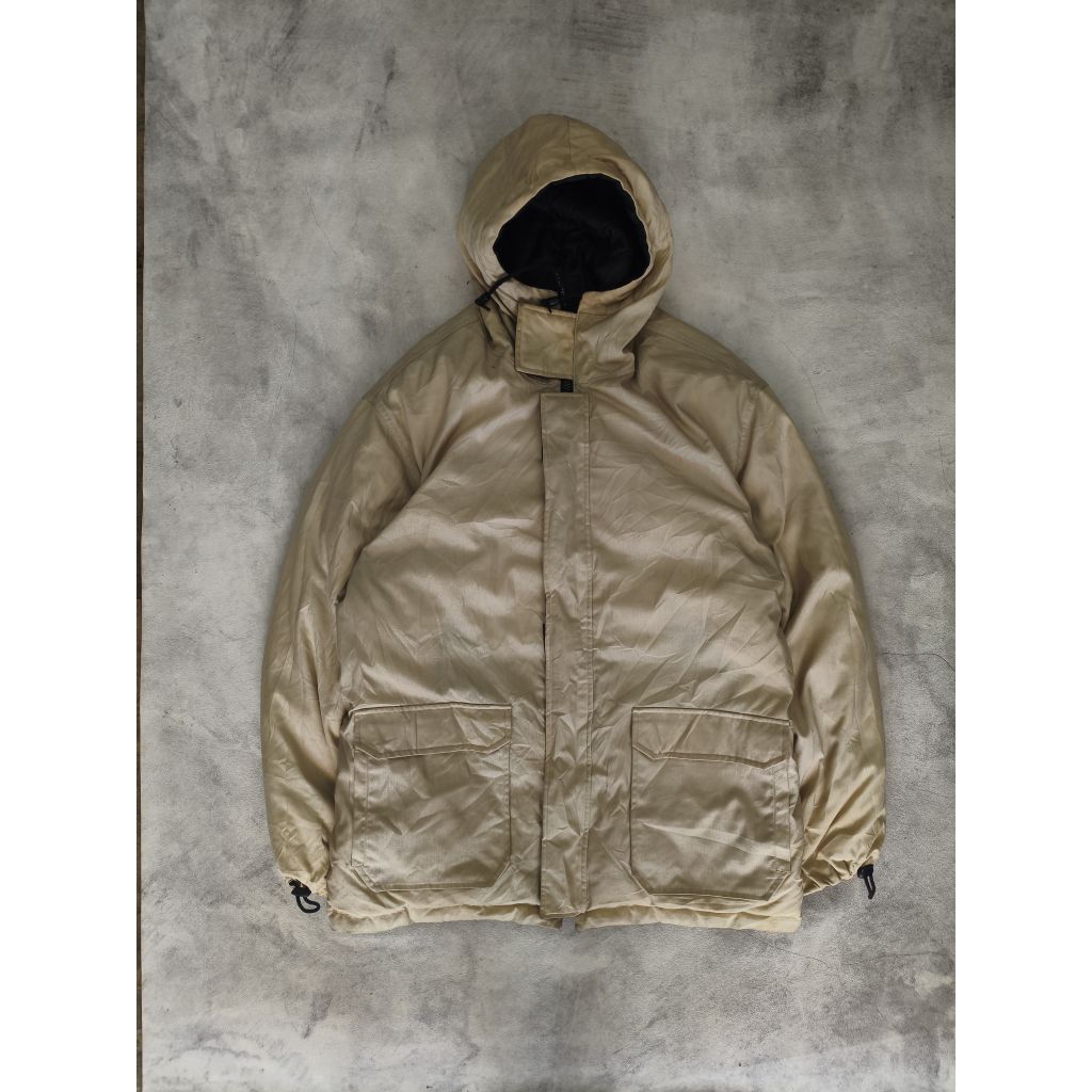 jaket bulang parka reversible levis