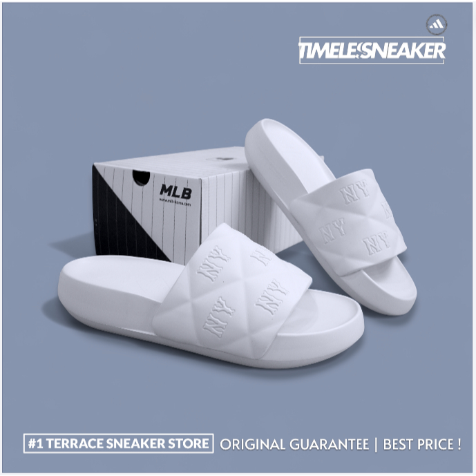 MLB CHUNKY BOUNCER SLIDE NY YANKEES WHITE 100% ORIGINAL