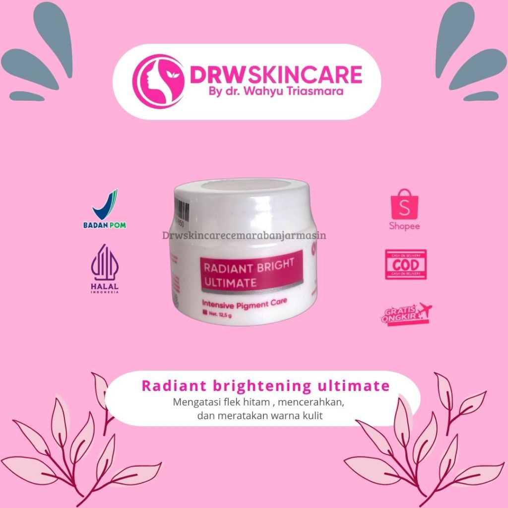 KRIM MALAM DRW RADIANT BRIGHTENING ULTIMATE   DRW SKINCARE  Banjarmasin