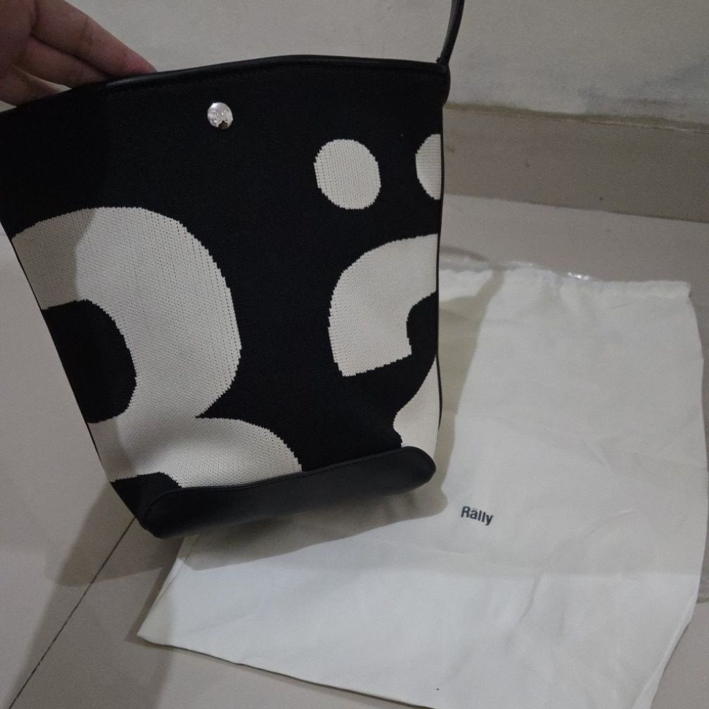 Tas Rally (new) bahan knit /tas bahu Rally