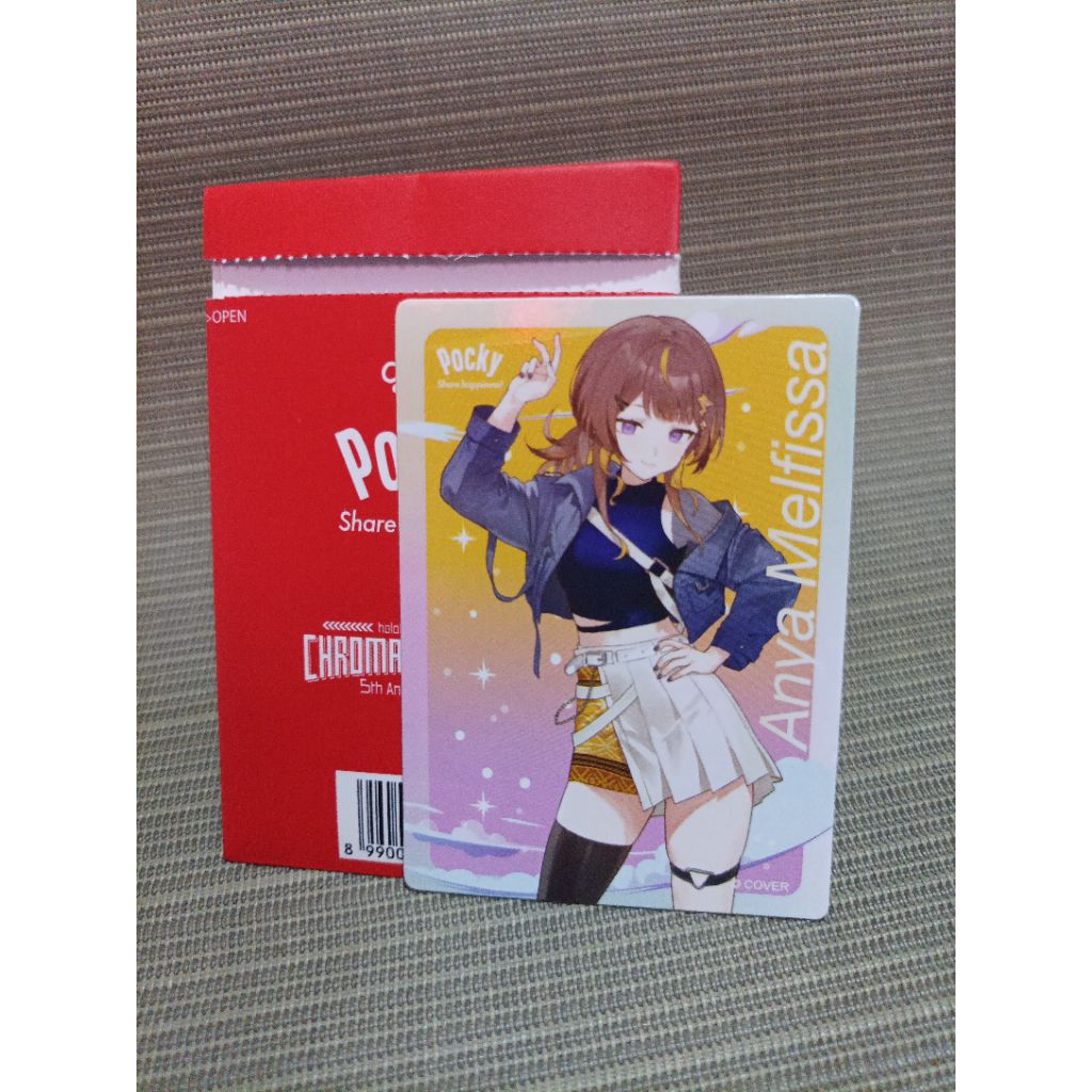 kartu pocky hololive anya melfissa