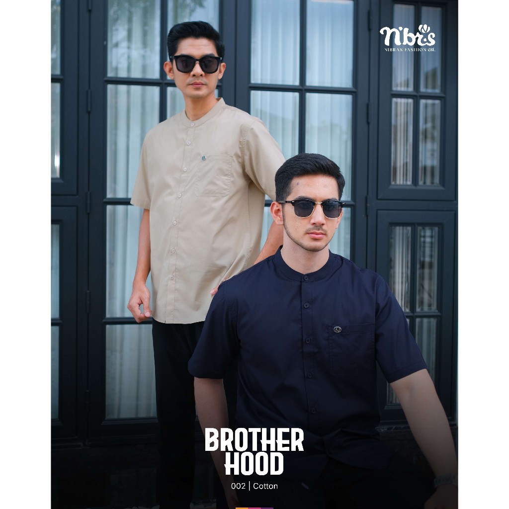 KEMEJA PRIA NIBRAS BROTHERHOOD 002 NBRS ORI TERBARU 2026