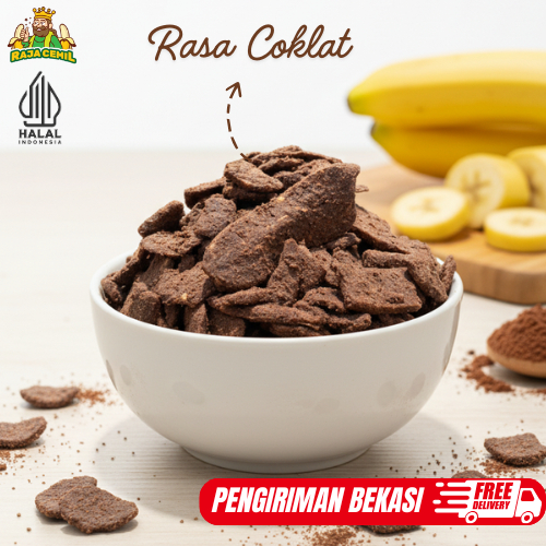 Keripik Pisang Rasa Cokelat Khas Lampung