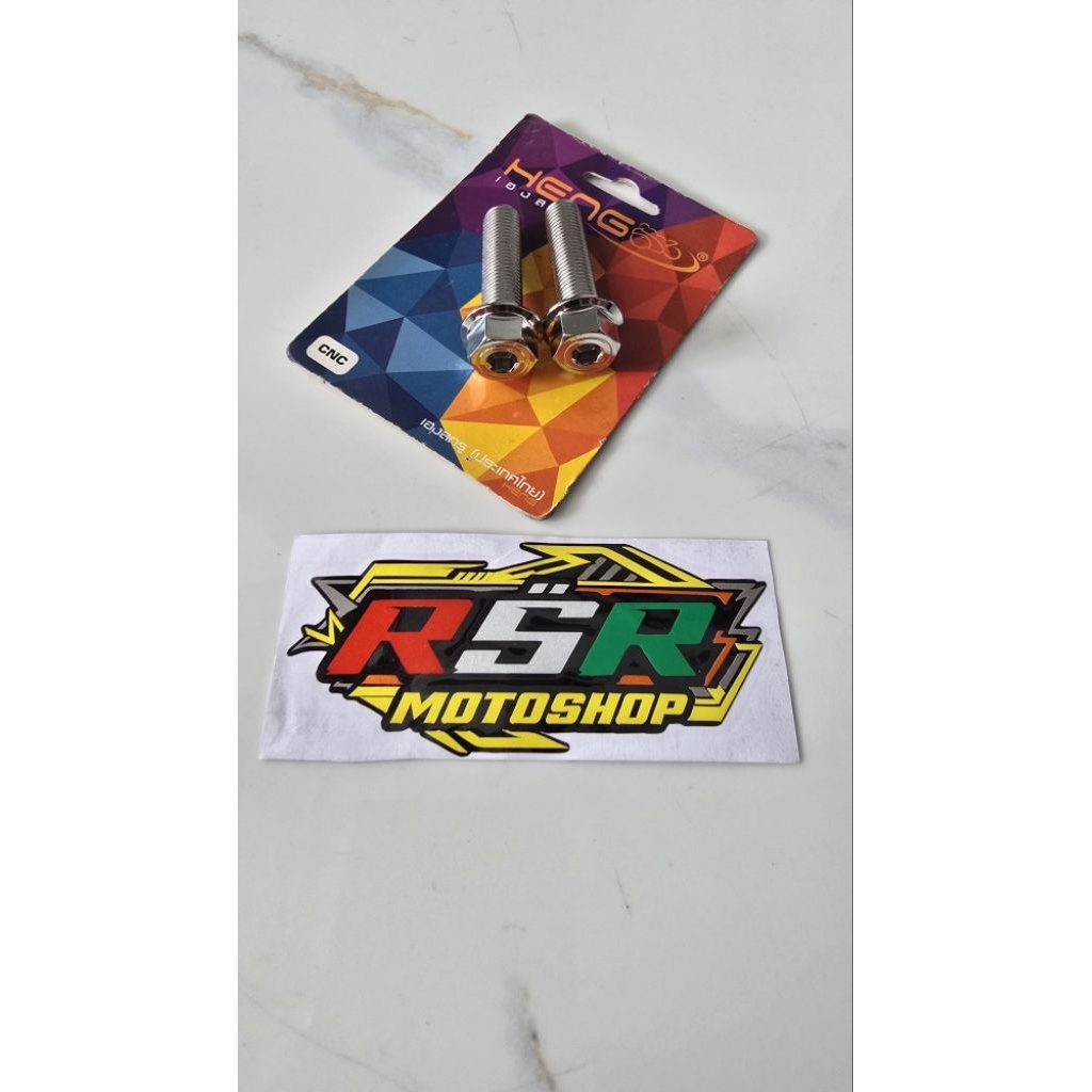 BAUT KNALPOT SCOOPY BEAT STAINLESS 2KUNCI HENG ORIGINAL (2BAUT)