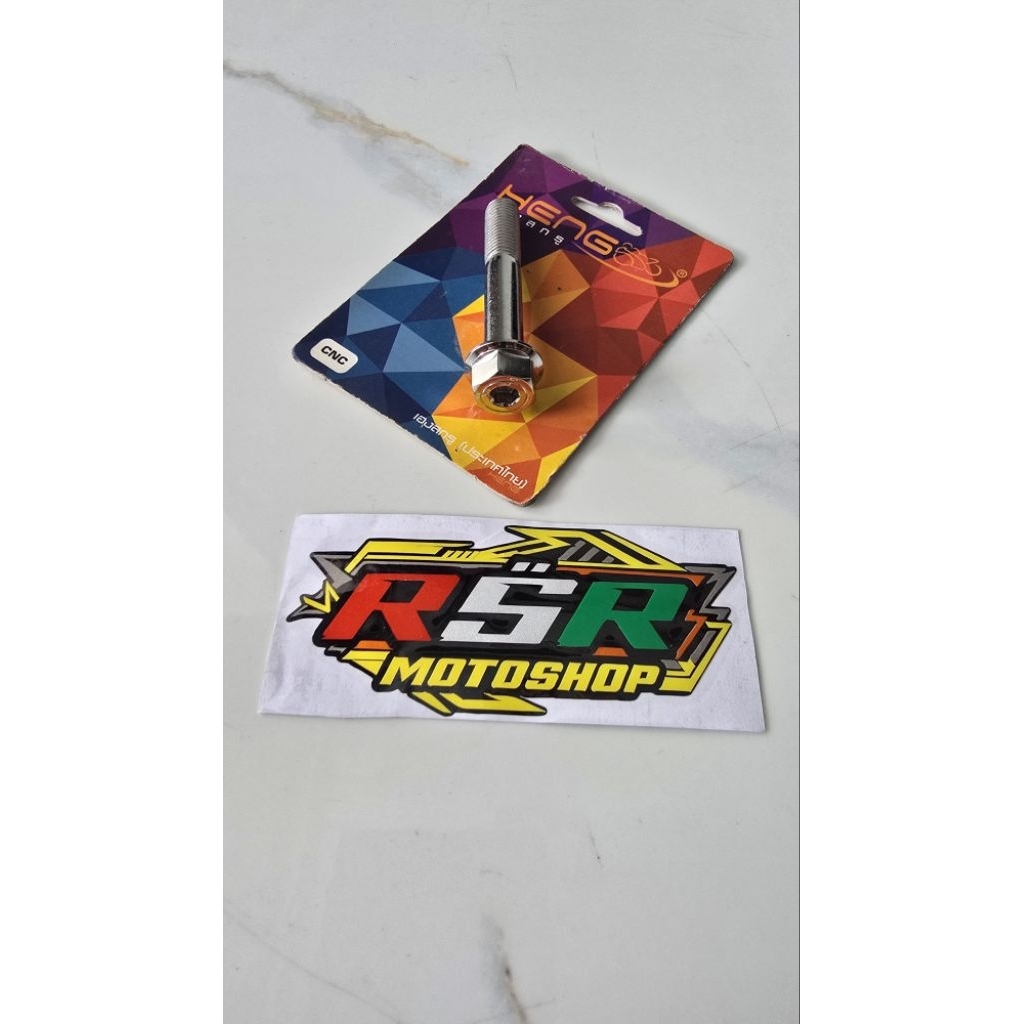 BAUT KNALPOT VARIO 125/150/160 PCX 150/160 STAINLESS 2KUNCI HENG ORIGINAL (1BAUT)