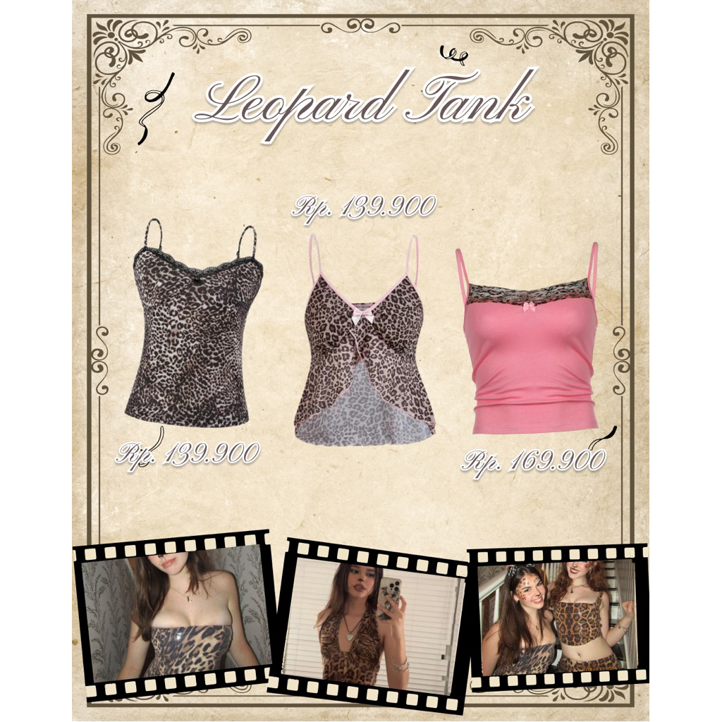 Leopard Tank Top - Tank Top Leopard - Tank Top Wanita - Cosplay Halloween - Halloween Costume - Hall