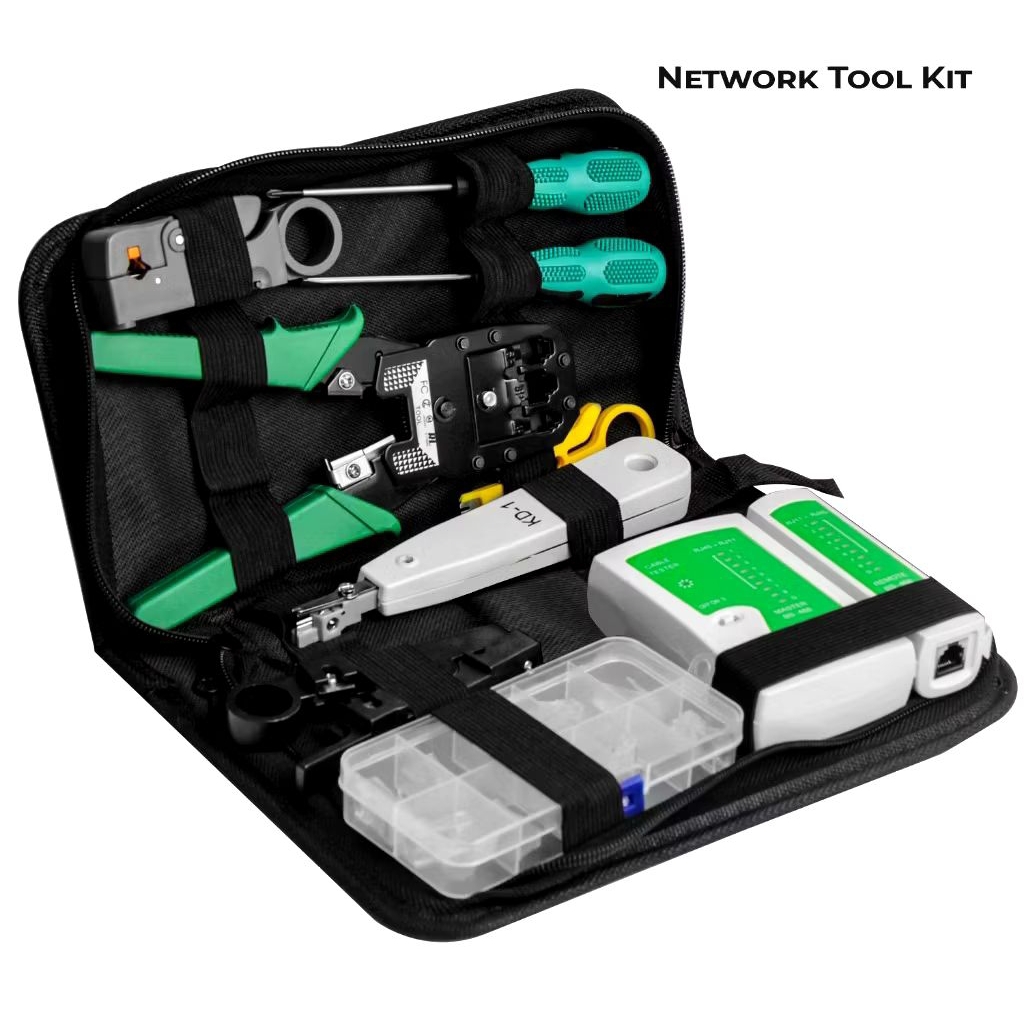 NETWORK CABLE REPAIR TOOL KIT SET ALAT SERVICE JARINGAN