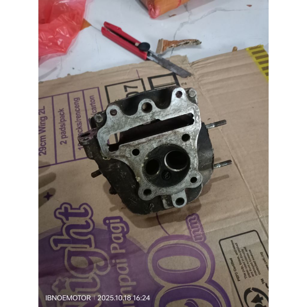 blok head kosongan beat karbu seken original