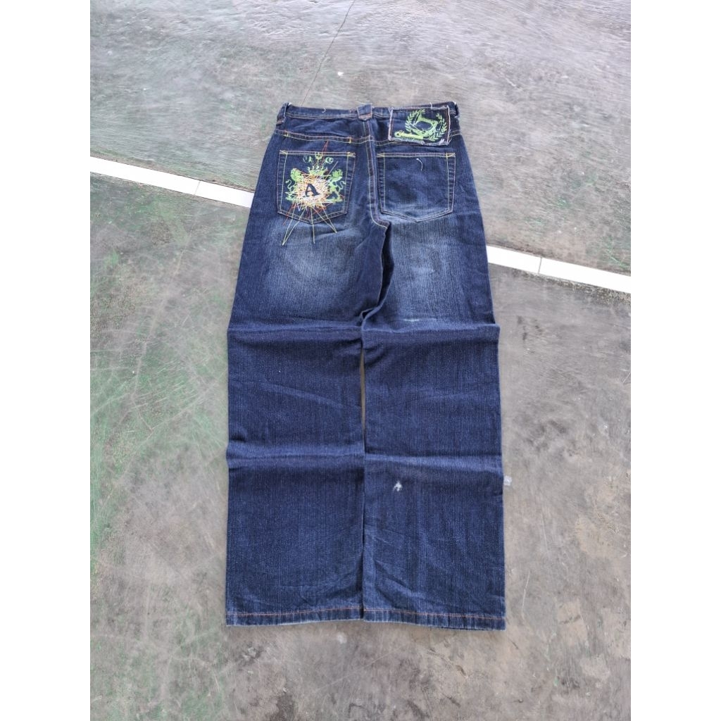 Akademiks hiphop y2k baggy jeans