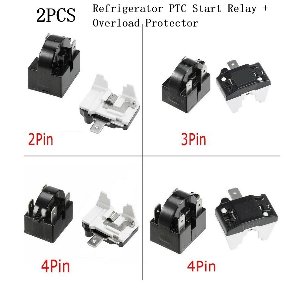 Rilai Relay PTC Set Overload Gepeng Kulkas Freezer Showcase