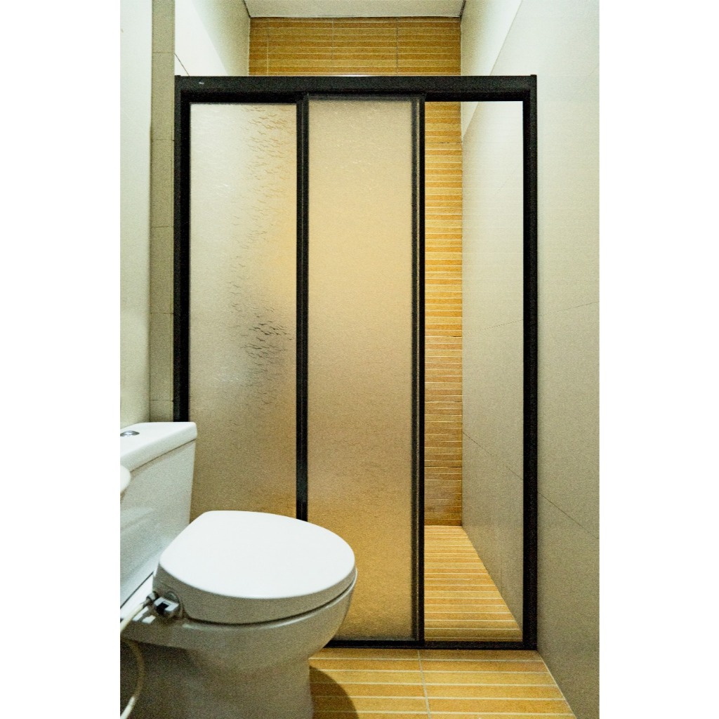 Onna Blue - Pintu Sleding Kamar Mandi Acrylick Custom || Pintu Sleding Kamar Mandi Minimalis Elegan