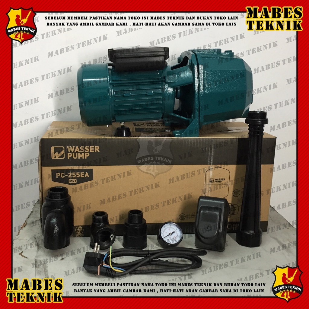 WASSER JET PUMP - PC 255 EA / PC 255EA / PC255 EA - POMPA AIR SUMUR DALAM - ORIGINAL
