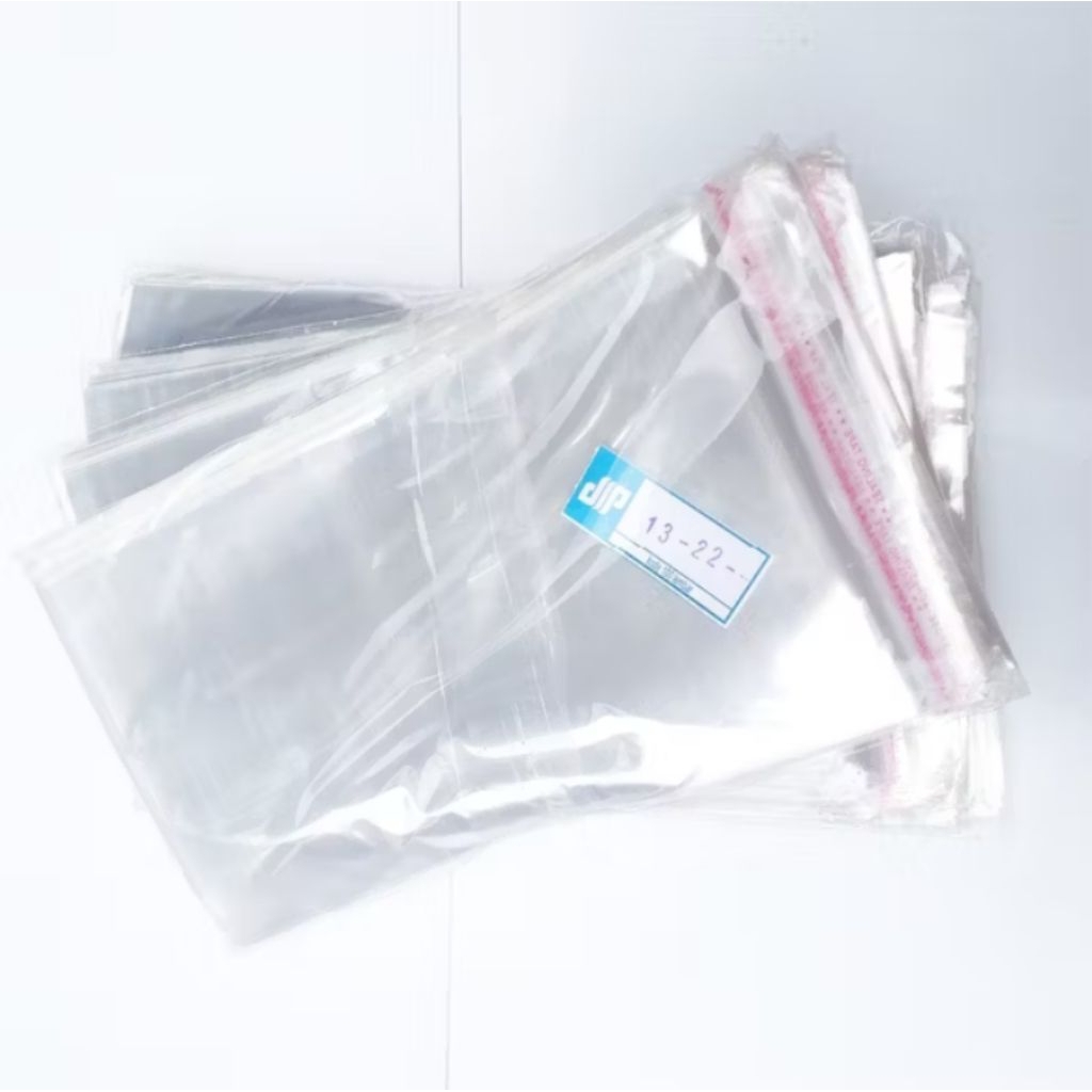 TokoHobi_WAS - 1 Pcs Plastik Opp Tebal | Plastik Opp Jual Satuan | Plastik Opp ukuran 13x22 cm Ukura