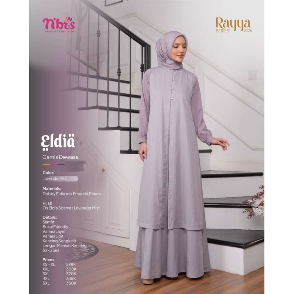 ELDIA GAMIS RAYYA SERIES NIBRAS 2026