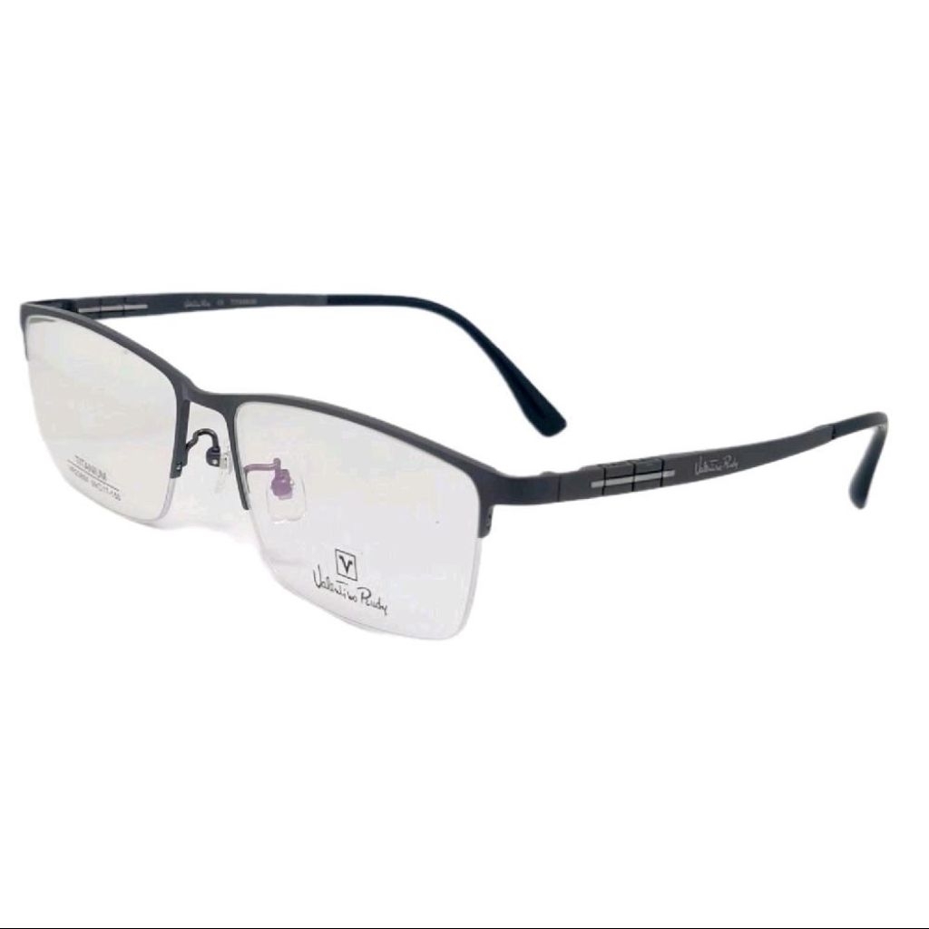 Frame kacamata Valentino Rudy Titanium Original VR23884 C2 Gunmetal 59-17-150 size lebar big size
