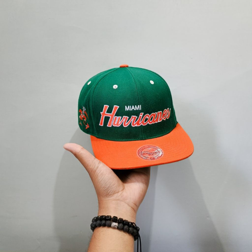 Snapback Mitchell and Ness Miami Hurricanes Original
