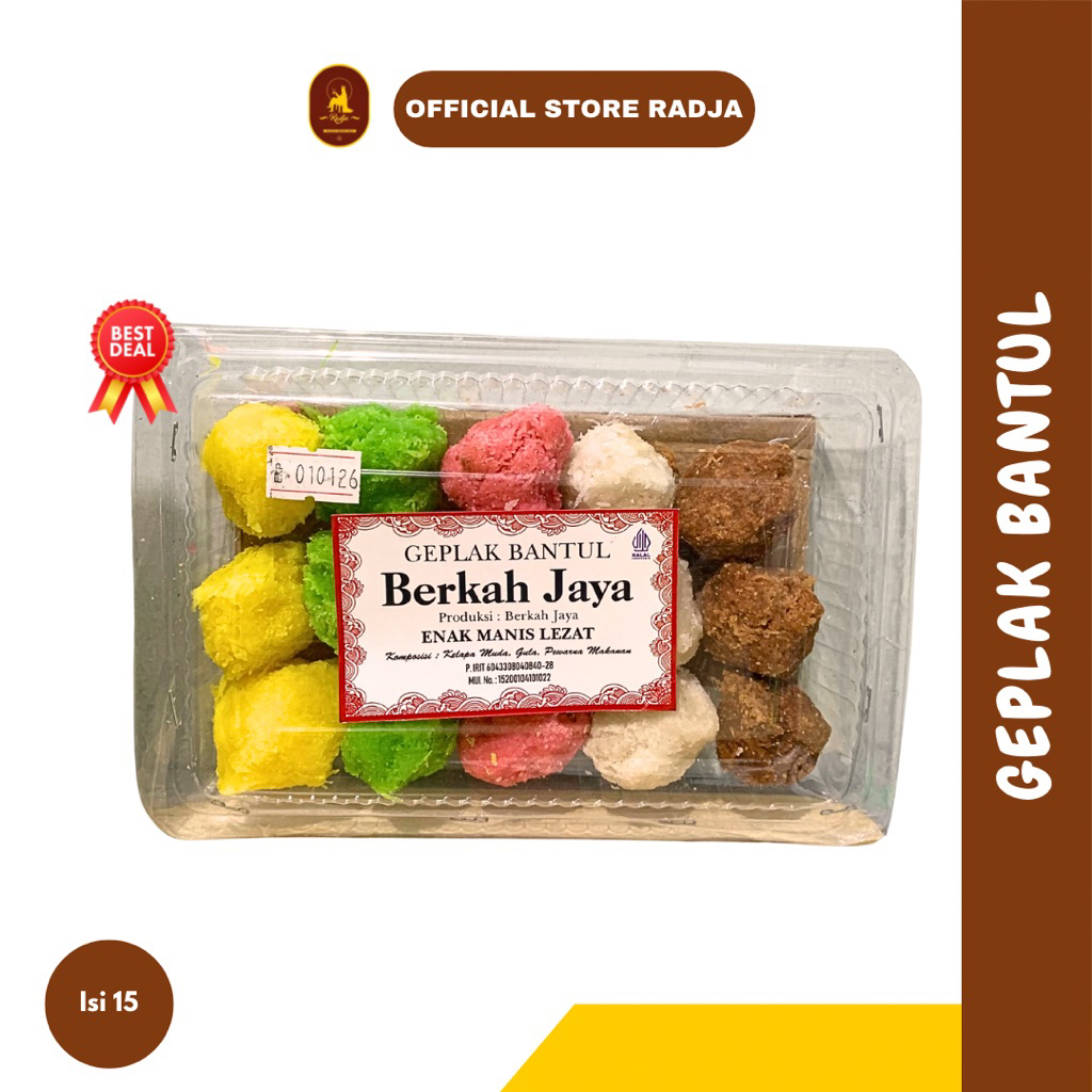 [Isi 15] Geplak Bantul Berkah Jaya Geplak Enak Jogja - Oleh Oleh Jogja