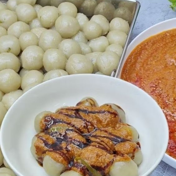 Cilok Jando Menak Bumbu Kacang Murah Enak Isi 30 pcs Makanan Frozen Food Praktis