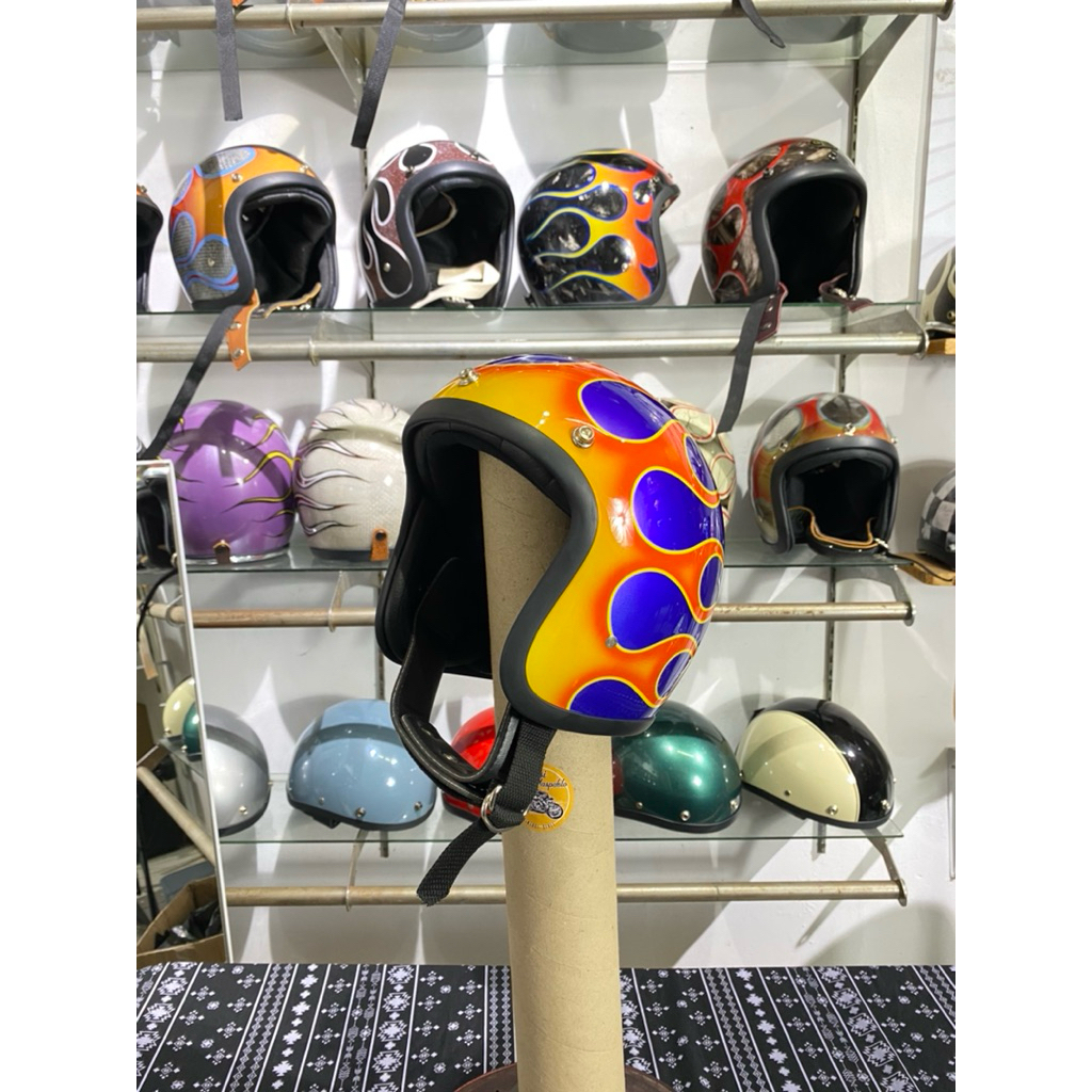 Helm Slimhead Custom flame