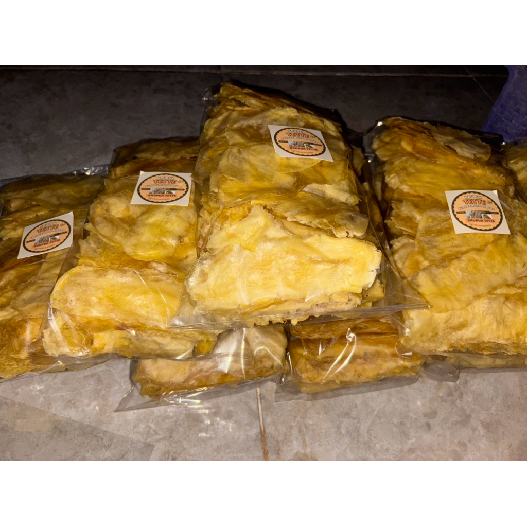 Krupuk Tette Asli Madura 100% isi (50) pcs / krupuk singkong asli madura