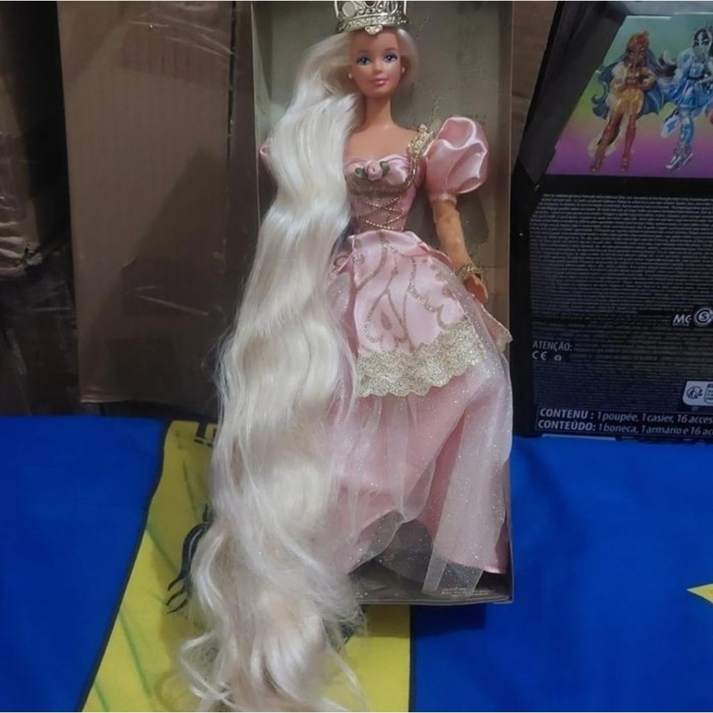 Boneka Barbie Rapunzel Mattel Vintage Preloved