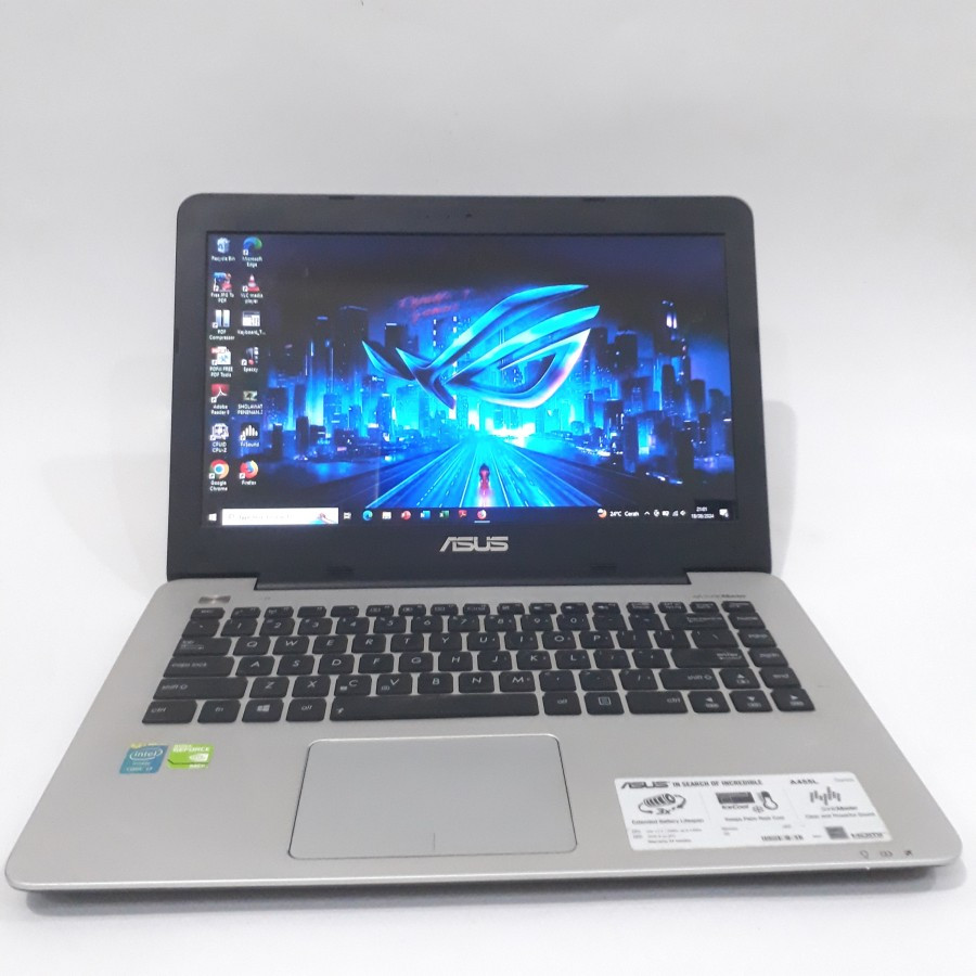 LAPTOP DOBEL VGA ASUS CORE I7 GEN5 NVDIA GEFORCE 2GB DUAL HARDIS RAM 8GB SSD 128GB+HDD 500GB