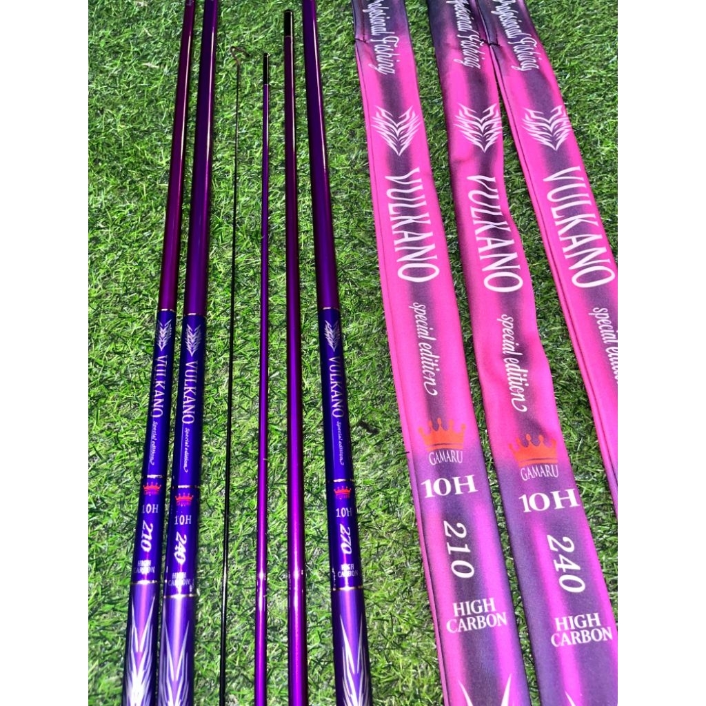 TEGEK GAMARU VULKANO 10H KAKU KUAT SUPER RINGAN