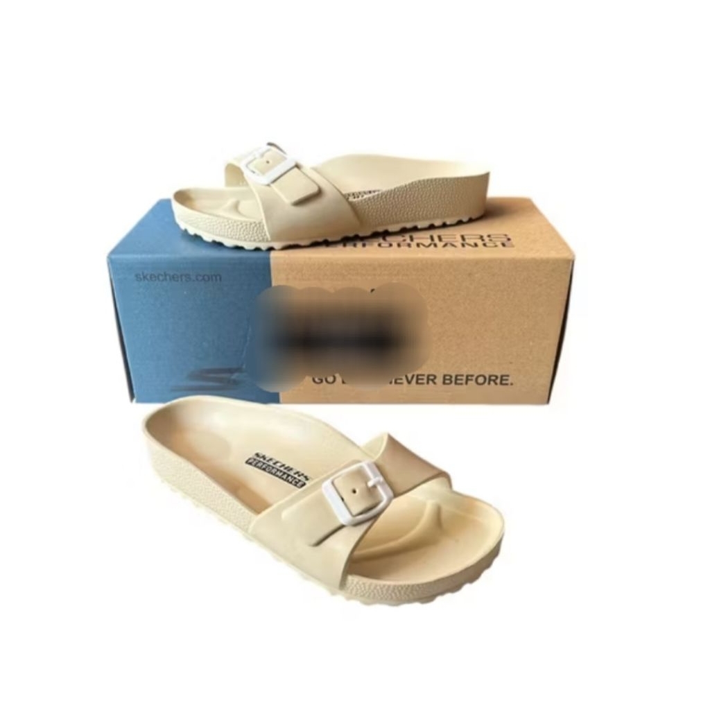 sendal slop wanita karet skechers terbaru model terbaru