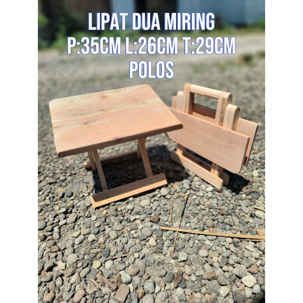 meja ngaji lipat dua miring rekhal meja lipat portebel meja belajar
