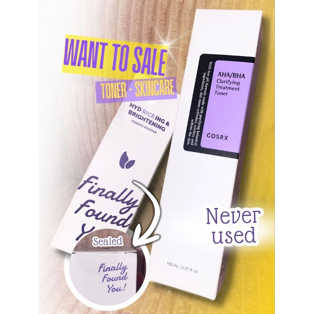 COSRX & Finally Found You Toner