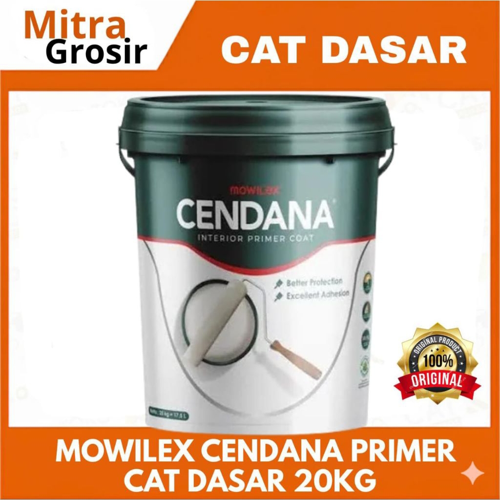 CAT DASAR TEMBOK | CAT DAASAR MOWILEX CENDANA 20KG | UKURAN PAIL