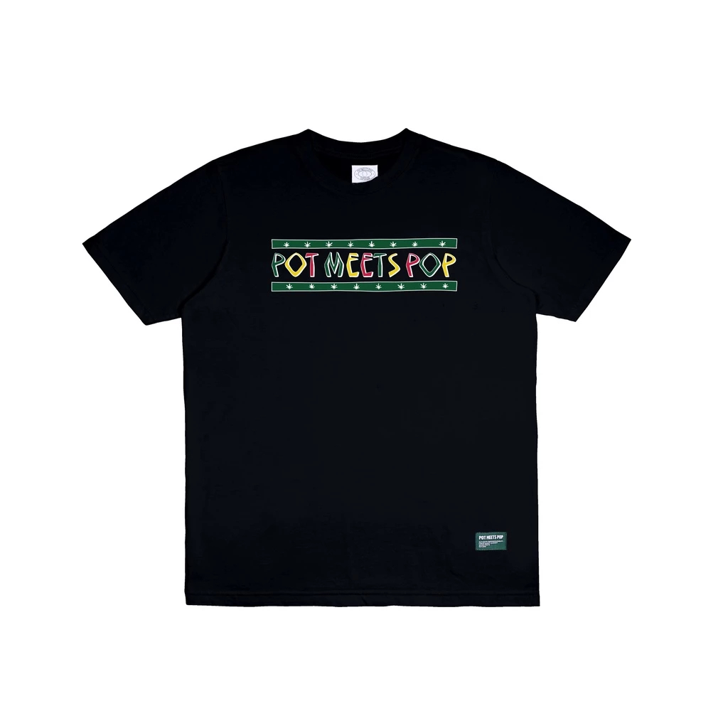 Pot Meets Pop - Tribe Tee Black