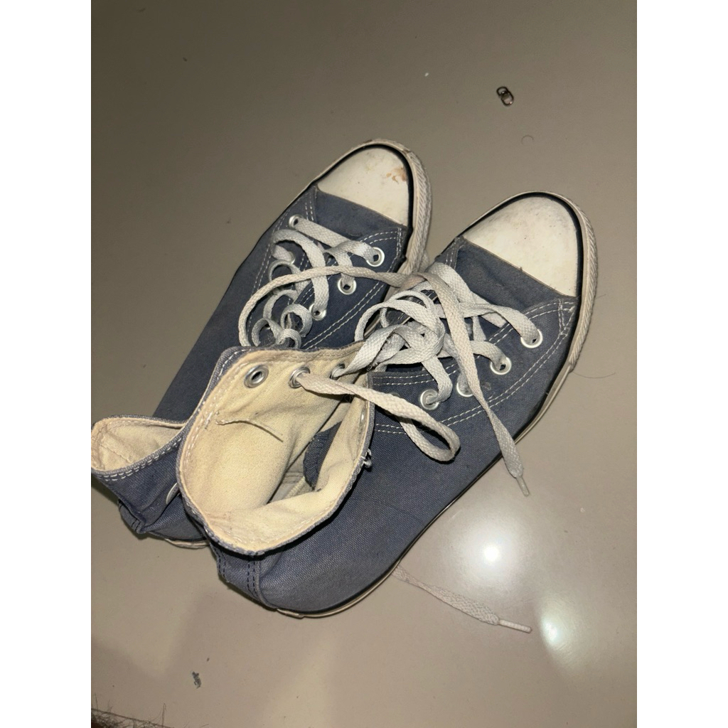 Converse High Biru Asli NO KW