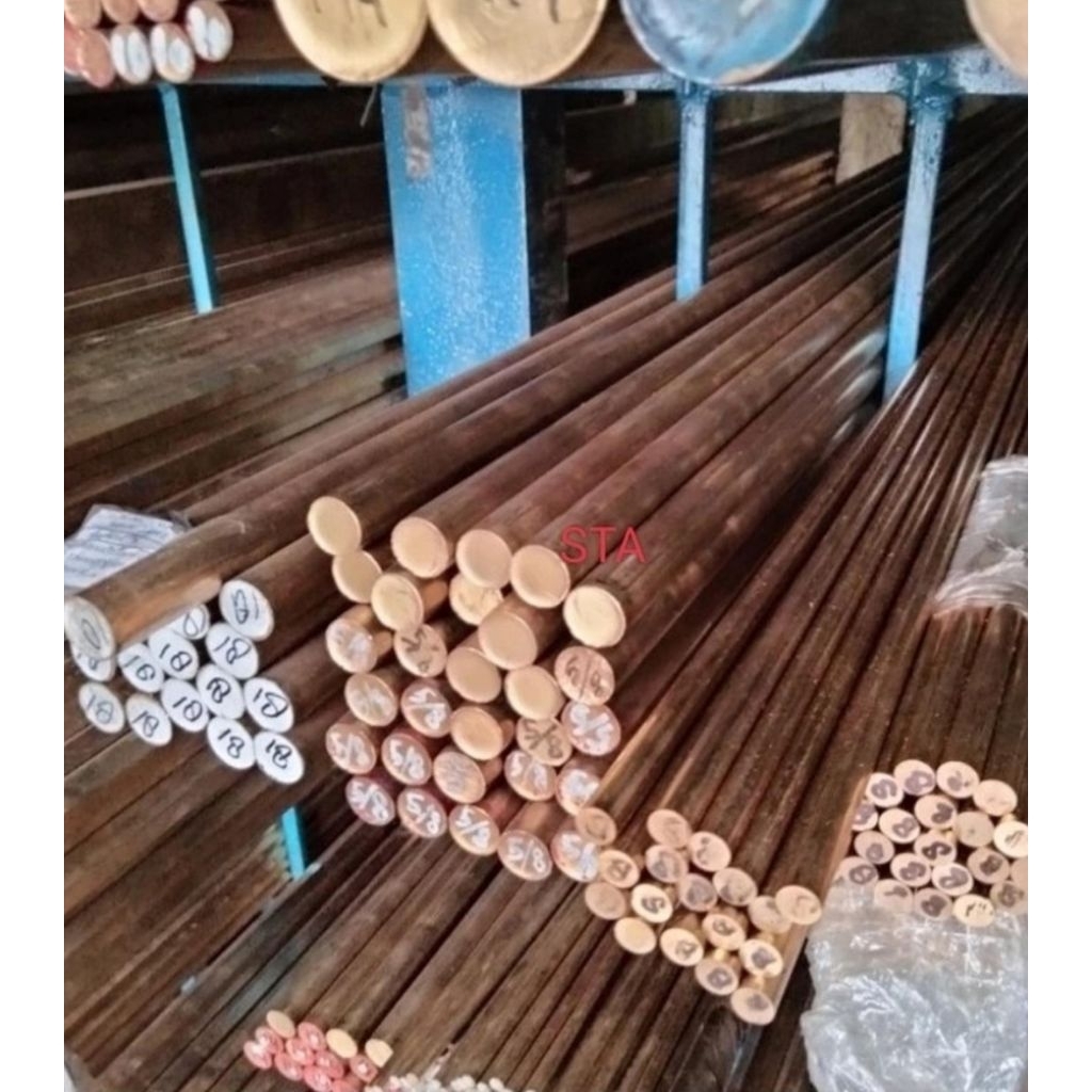 tembaga bulat diameter 10mm [copper rod bar] harga per 1 mm