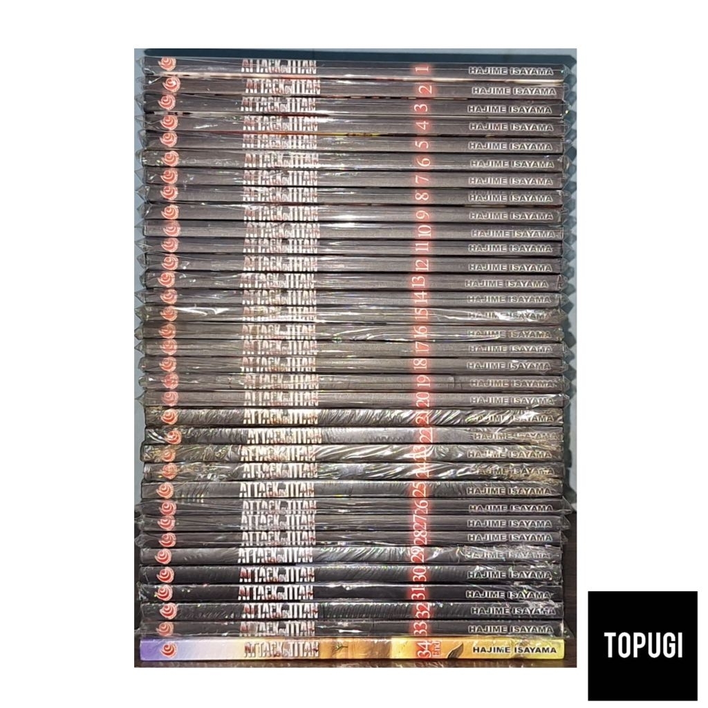 Komik Attack On Titan SET Vol. 1-10 11-20 21-30 31-34 Tamat